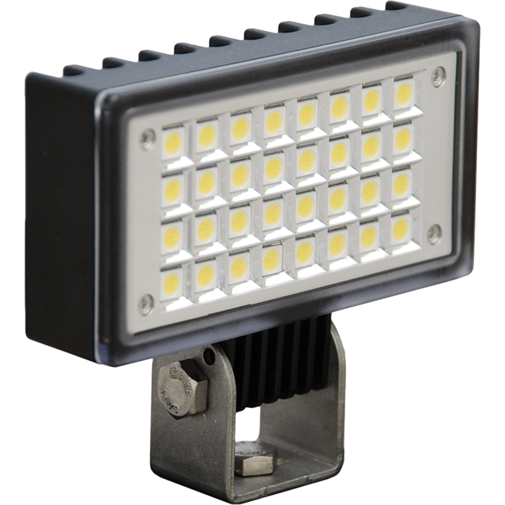 Vision X Lighting XIL-UM4460 Utility Market Black 4 Square 3W Seven 60 Degree Extra Wide Beam Work Light 