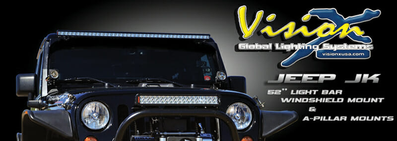 Vision X Lighting Introduces Bolt On Light Mounts For the 2007-14 Jeep Wrangler JK