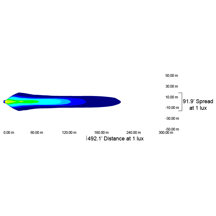 Voll-LED-Motorradoptik - Rund 5,75 45 W 5000Lms 5500 K - Chrom - XENLED -  Originaltyp LED - 1057S - France-Xenon