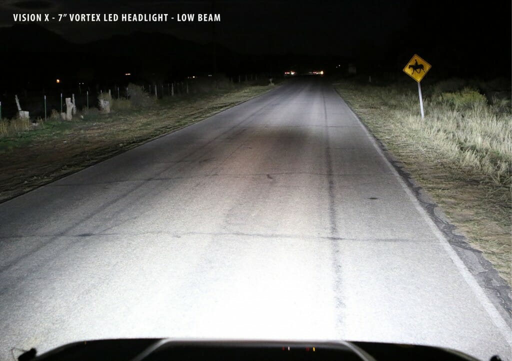 Vortext Headlight - Low Beam