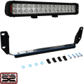 Chevy 2500 HD Front Bumper Light Bar Mount and 18" Xmitter Prime Xtreme Light Bar