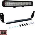 Chevy 2500 HD Front Bumper Light Bar Mount and 18" Xmitter Prime Xtreme Light Bar