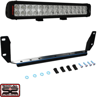 Chevy 2500 HD Front Bumper Light Bar Mount and 18" Xmitter Prime Xtreme Light Bar