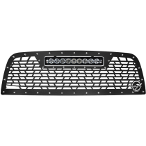 Light Bar Grille, 2013-2017 Dodge Ram 2500/3500