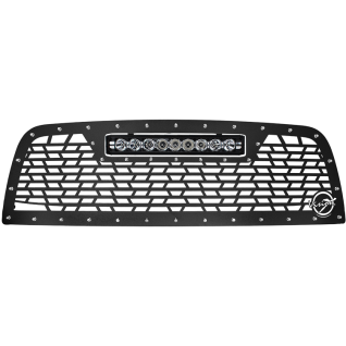 Light Bar Grille, 2013-2017 Dodge Ram 2500/3500